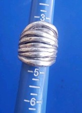 Vintage Signed Sterling Silver 925 Artisan Ring. Israel. Size 4