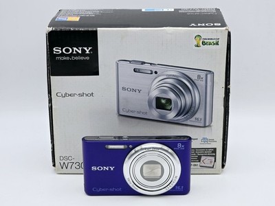 Sony Cyber-Shot DSC-W730 16,1 MP Digitalkamera - Blau Cybershot schöner Zustand