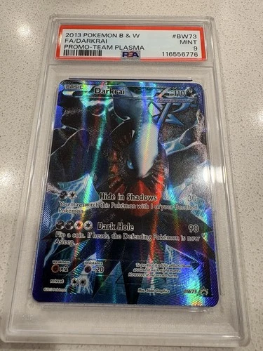 Darkrai BW73 PSA 9 Team Plasma Full Art 2013 Pokemon Black Star Promo MINT 🔥