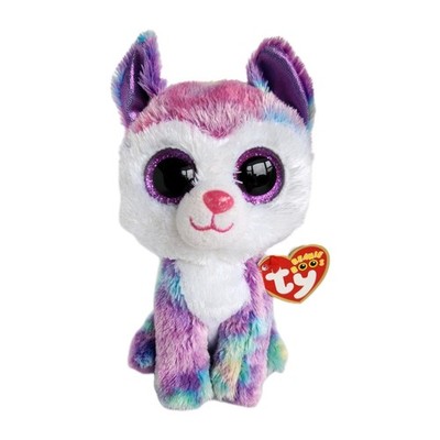 TY Beanie Boos IZABELLA the Husky Dog Claire's Exclusive 6'' Stuffed Animal-MNMT