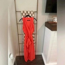 LAUREN RALPH LAUREN BLACK LABEL ORANGE DRESS SIZE 12