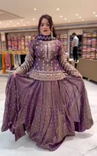 Reception Party wear Lehenga top Suit for wedding Festival Wear