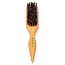 GranNaturals Boar Bristle Slick Back Hair Brush for Sleek Ponytail Bun ...
