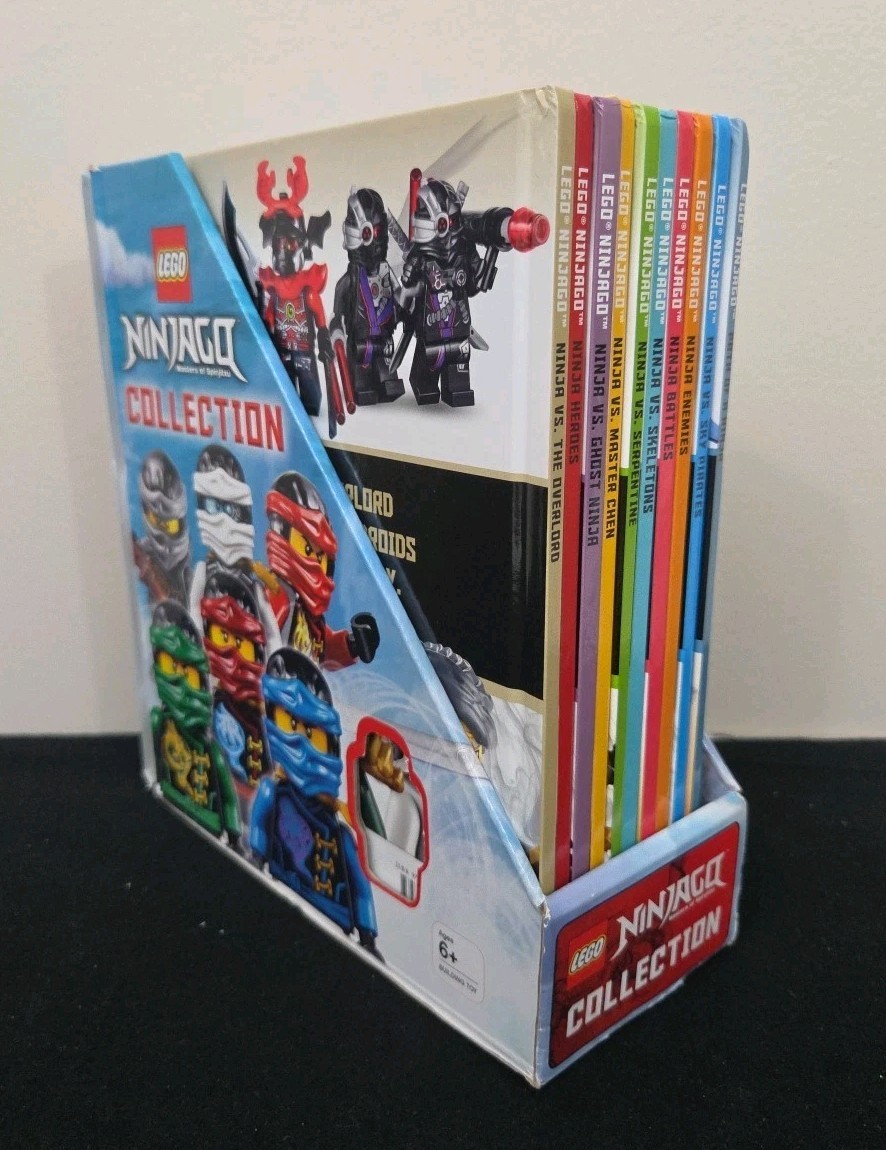 Lego Ninjago Masters Of Spinjitzu 10 Book Box Set, VG+ Condition