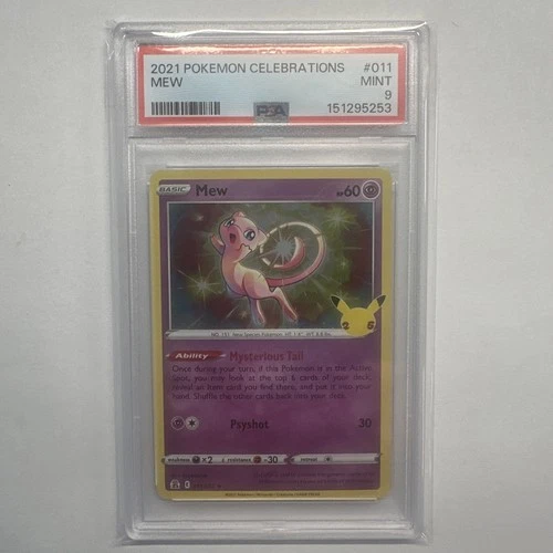 2021 POKEMON CELEBRATIONS #011 MEW PSA 9 🔥🔥