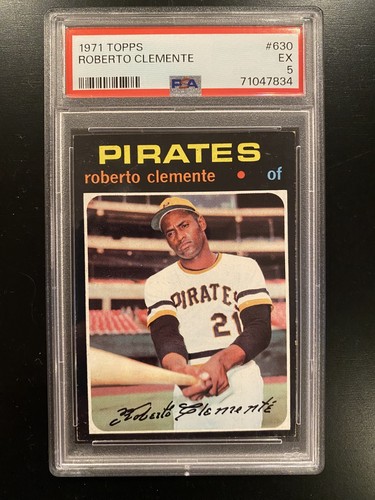 1971 Topps Roberto Clemente #630 PSA 5