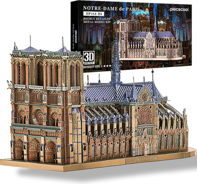 3D Puzzle Metall Architecture Notre Dame De Paris, 3D Metall Puzzle Für 340 Edel