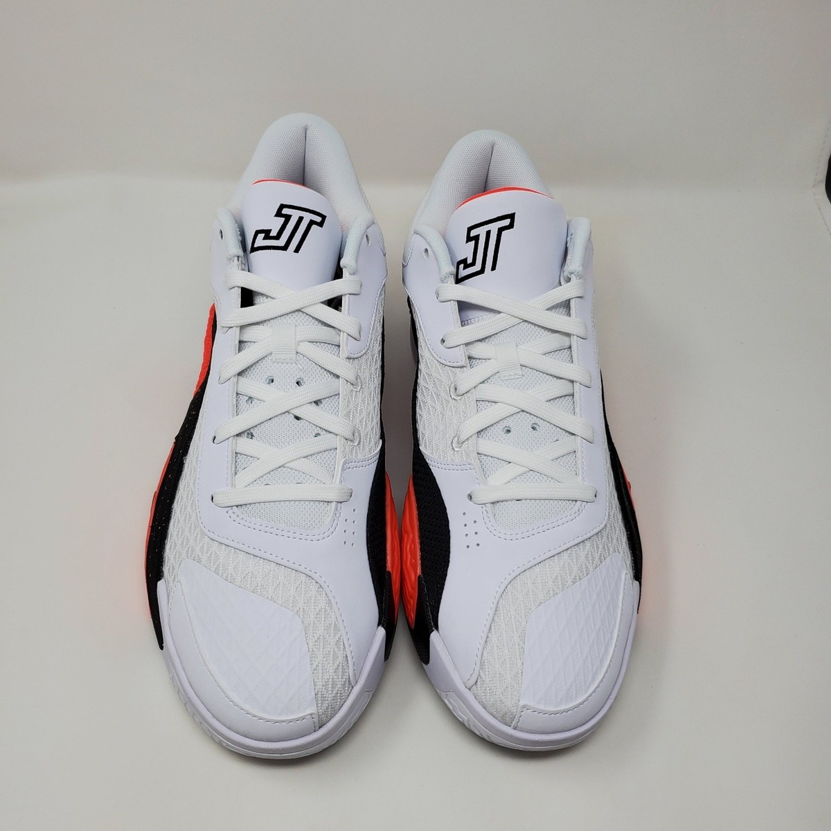 Jordan Tatum 2 Red Cement Men's Size 12 White Bright Crimson Black