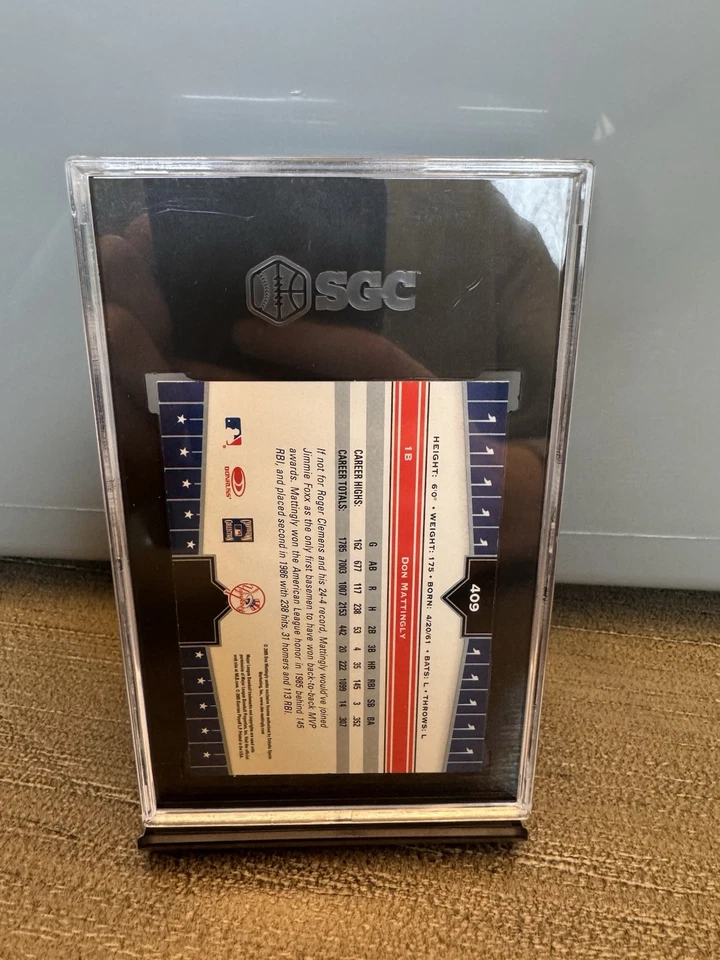 2005 Donruss Champions #96 Don Mattingly New York Yankees - Image 2 of 2