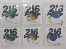 Walleye Crawler Harness - set of 6 - Slow Death - #4 Colorado Blade - Two Tone 2