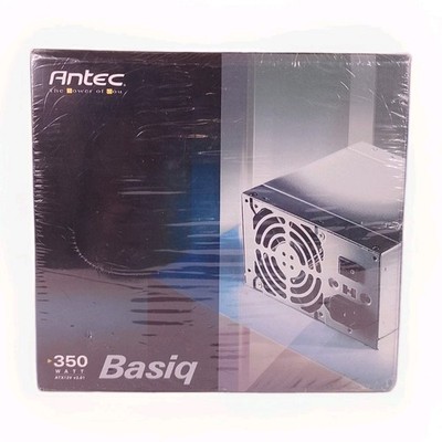 Antec Basiq BP350 350W ATX Power Supply ATX12V v2.01 Brand New Factory Sealed