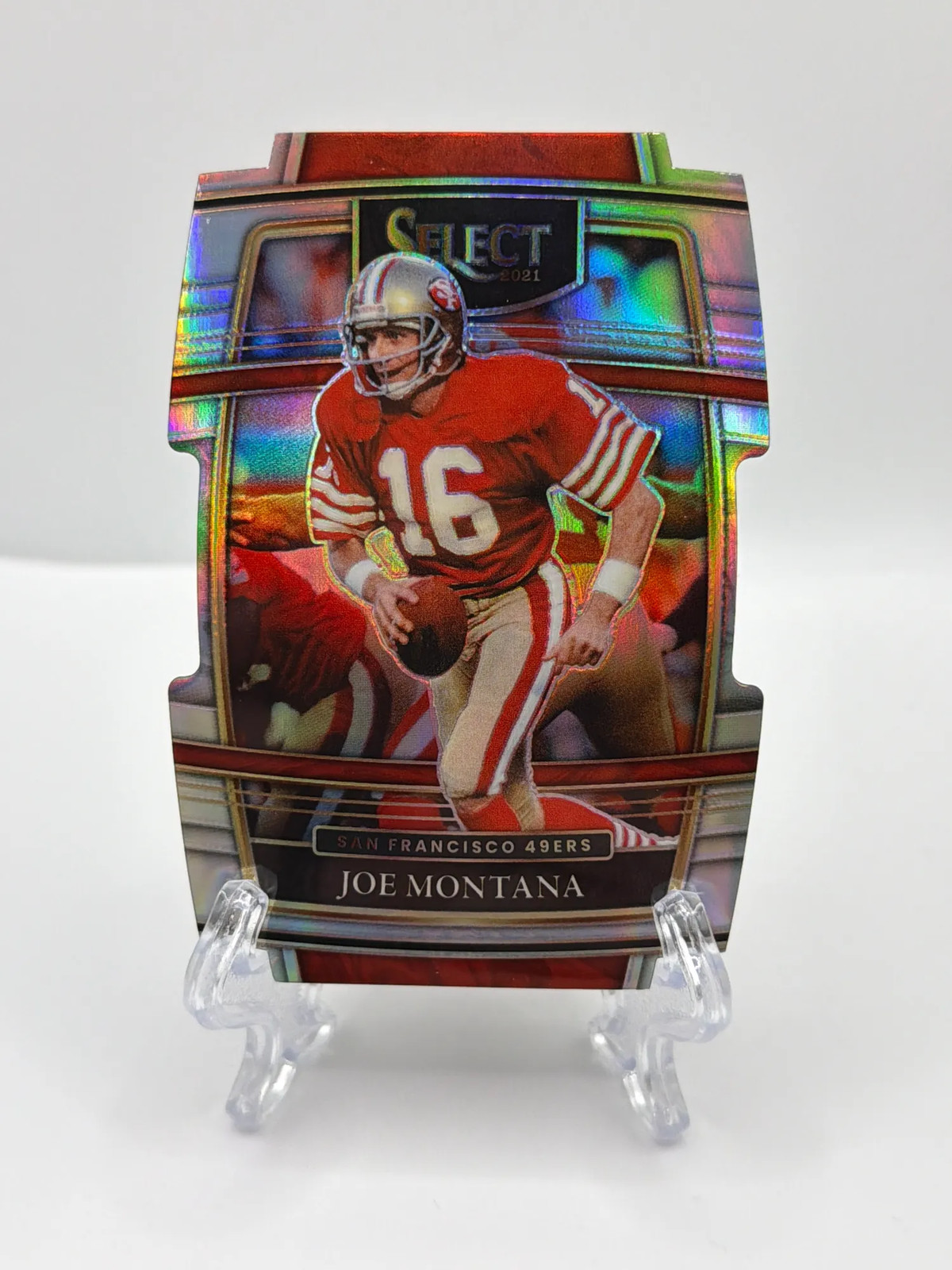 2021 Panini Select Joe Montana #36 Die-Cut