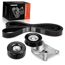 Engine Serpentine Belt Drive Kit Compatible with Chevy, GMC, Cadillac