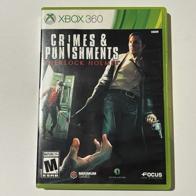 Crimes & Punishments Sherlock Holmes XBOX 360 W/ Manual