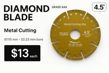 Diamond Blade for Cutting Metal