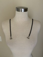 BRA Straps Black Stones Shiny