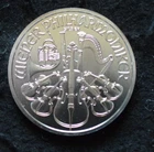 2013 Austria Philharmonic 1 Troy oz .999 Silver 1.50 Euro Coin