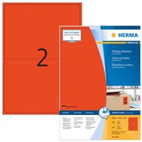 Herma Universal-Etiketten Special, 199,6 X 143,5 Mm, Rot 1 Bis 28X Spare Bis 22%