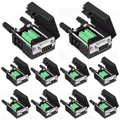 DB9 Breakout Willwewon 10pc Solderless RS232