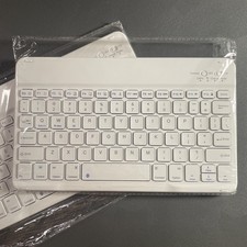 Wireless Mini Travel Keyboard - White