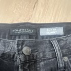 Aéropostale Super Skinny Black Denim Jeans Men Button Zip Cotton Blend — photo 2