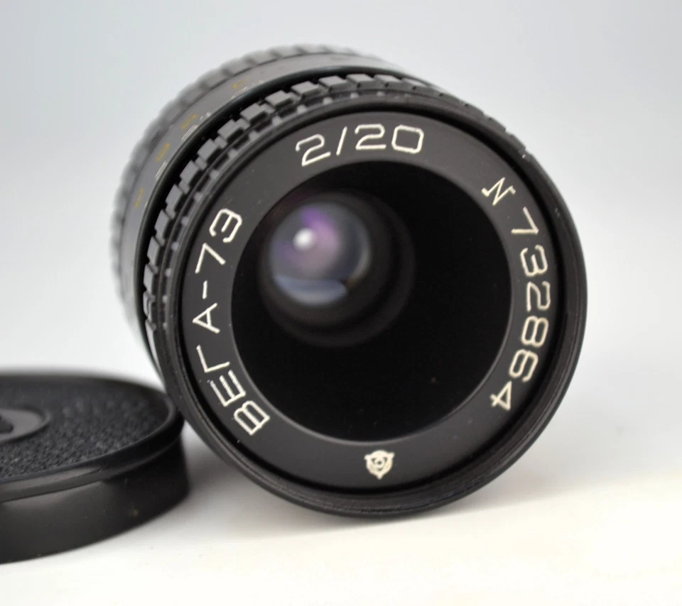NEAR EXC! C-MOUNT SOVIET USSR VEGA-7E LENS f2/20, FOR MIRRORLESS CAMERAS (1) - Image 2 of 4