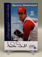 1999 Fleer Sports Illustrated Sam McDowell Auto On Card - Cincinnati Reds