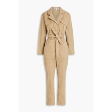 Alex Mill Expedition Cropped Tencel Blend Twill Jumpsuit - Khaki M
