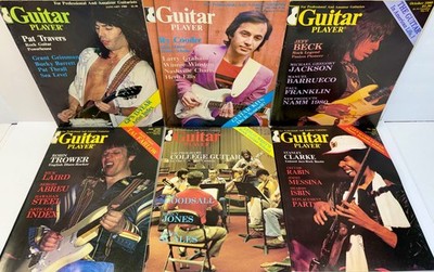 Guitar Player Magazine 1980 Vintage Lot Jeff Beck Pat Travers Stanley Clarke