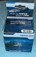 Masscool AMD/Intel CPU Cooler 5C12B3 Socket A 462 / 370 New in Box