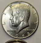 Lot of 12 Kennedy Silver Half Dollars 1966-68, 40% $6 FV Total Silver 1.775 Oz