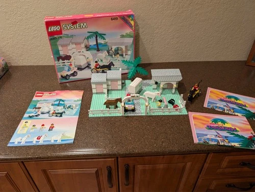 Lego Paradisa | Sets 6416 and 6419 | 100% Complete in Box with Pamphlet/Poster