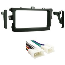 Fits Toyota Corolla 2009-2011 Double DIN Harness Radio Install Dash Kit