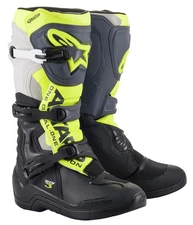 Alpinestars 2013018-1055-10 Tech 3 Boots Black/Cool Grey/Yellow/Flo - Size 10