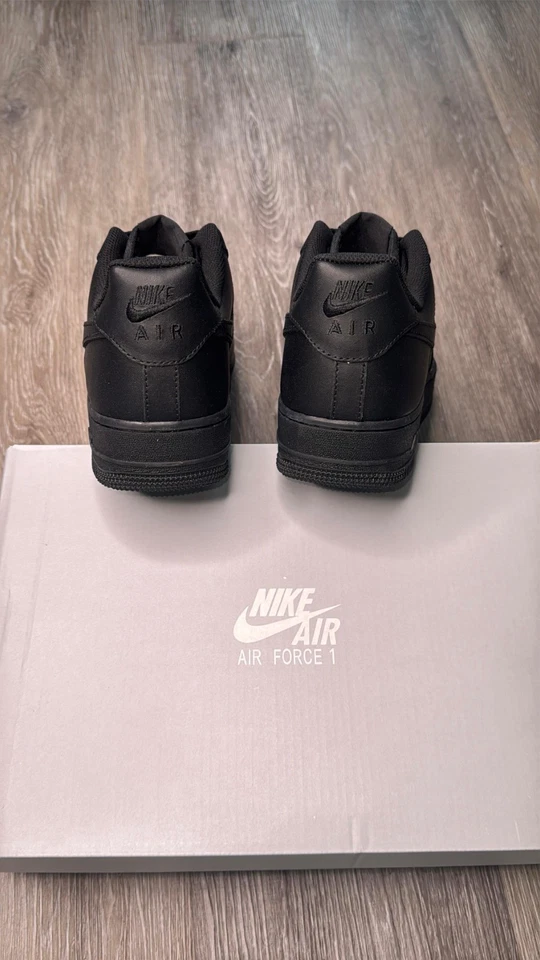 Multiple Sizes - Nike Air Force 1 '07 Low Triple Black | 24HR SHIP | SAME DAY - Image 3 of 4