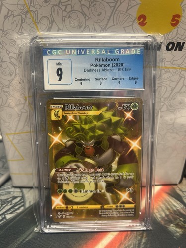 Rillaboom graded CGC 9 for sale on eBay