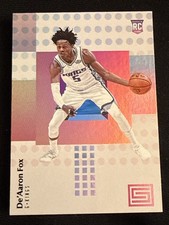 De'Aaron Fox 2017-18 Panini Status - Rookie Basketball Card Kings #148 (RC)
