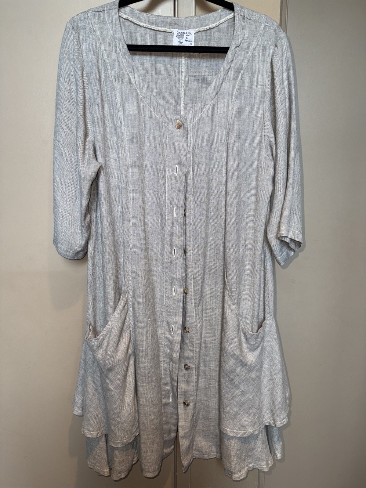 Arthurio Lino Jacket Duster Dress – Versatile Stylish Layering Piece