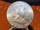 Choice Unc 1962-D 90% Silver Franklin Half Dollar BU