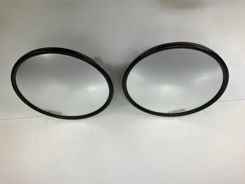 (2) NEW UNBOXED  8-1/2 Inch 8.5" Stainless Steel Convex Truck Mirror W/ Bracket