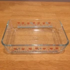 Pyrex Lucky In Love Glass Baking Dish 7x5 No Lid Vintage