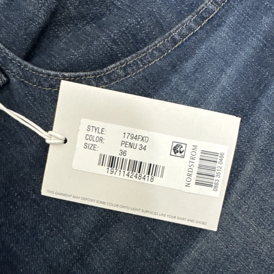 Pantalones de mezclilla AG Everett ajustados rectos 360 elásticos 36x34 - nunca usados, nuevos con etiquetas Foto 2 de 4