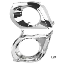Pair Front Fog Light Cover Trim Bezel Chrome For 2010-2013 Toyota 4Runner
