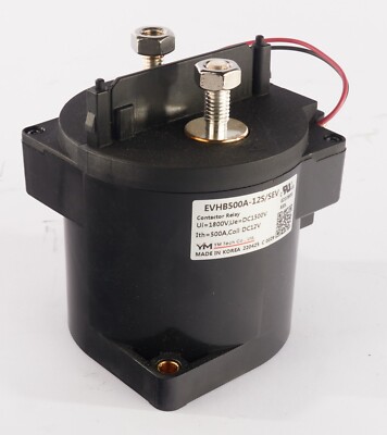 YM Tech EVHB500A-12S/SEV High Voltage DC Relay 12VDC 500A 1500 Volt DC