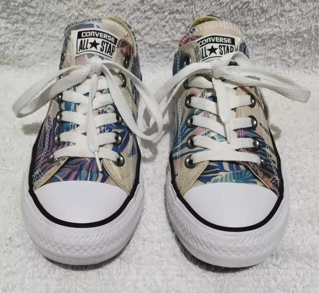 Converse Tropical Floral Chuck Taylor All Star Sneakers Scarpe Donna 7 Uomo 5