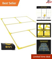 A11N Pickleball Court Marking Kit - Temporary Court Lines, No Measuring Required