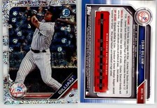 Isiah Gilliam 2019 Bowman Draft Chrome Sparkle Refractor BDC-146 Yankees
