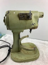 Vtg Hobart Kitchenaid Model G Heavy Duty Commercial Mixer w/Attachments. Working