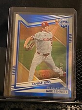 Jake Bennett 2022 Elite Extra Aspirations Blue #d/349 - #45 Nationals