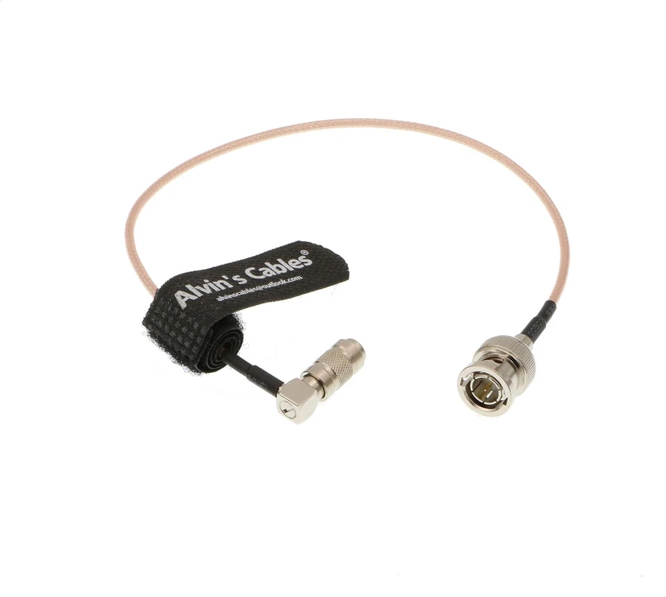 para BlackmagicRG179 DIN 1.0/2.3 ángulo recto a BNC macho 75ohm HD SDI cable 30 cm- Foto 4 de 4